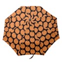 Black And Orange Pumpkin Folding Umbrellas View1