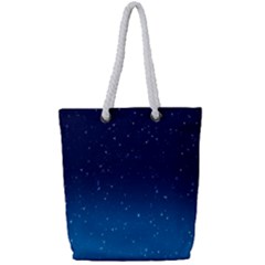 Stars-1 Full Print Rope Handle Tote (small) by nateshop