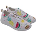 Pineapple And Watermelon Summer Fruit Mens Athletic Shoes View3