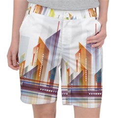 Building Artwork City Building Pocket Shorts