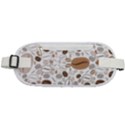 Brown Coffee Beans Pattern Rounded Waist Pouch View1