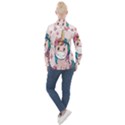Cartoon Unicorn Fantasy Women s Long Sleeve Pocket Shirt View2