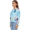 Illustration Leaves Leaf Nature Background Plant Women s Long Sleeve Raglan Tee View2
