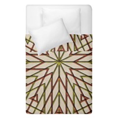 Kaleidoscope Line Triangle Pattern Duvet Cover Double Side (single Size)