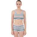 Pattern Colored Line Watercolor Painting Blue Color Splash Work It Out Gym Set View1