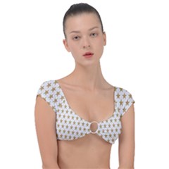 Stars-3 Cap Sleeve Ring Bikini Top