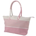 Background Pink Beige Decorative Canvas Shoulder Bag View1