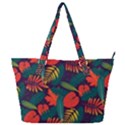 Leaves Pattern Wallpaper Seamless Full Print Shoulder Bag View1