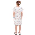 Easter Bunny Pattern Hare Kids  Drop Waist Dress View2