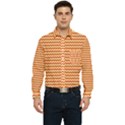 Pattern Zig Zag Stripe Geometric Men s Long Sleeve Pocket Shirt  View1