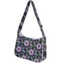Flower Petal Spring Watercolor Zip Up Shoulder Bag View2