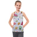 Fruit Summer Vitamin Watercolor Kids  Sleeveless Hoodie View1
