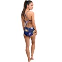 Marine-seamless-pattern-thin-line-memphis-style High Waist Tankini Set View2