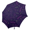 Background Doodle Pattern Beautiful Hook Handle Umbrellas (Medium) View2