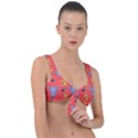 Elephant Cartoon Animal Monkey Front Tie Bikini Top View1
