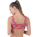 Elephant Cartoon Animal Monkey Front Tie Bikini Top View2
