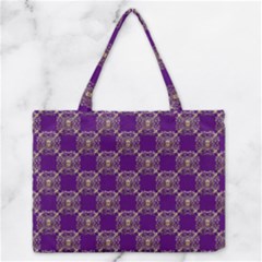 Background Pattern Design Zipper Medium Tote Bag