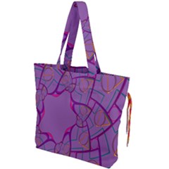 Abstract-1 Drawstring Tote Bag by nateshop