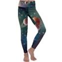 Planet Galaxy Fantasy Kids  Lightweight Velour Classic Yoga Leggings View1