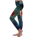 Planet Galaxy Fantasy Kids  Lightweight Velour Classic Yoga Leggings View2