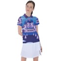 Illustration Castle Mountain Tower Sky Women s Polo Tee View1