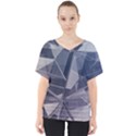Background Abstract Minimal V-Neck Dolman Drape Top View1