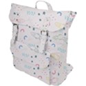Galaxy Spaceship Patternstar Buckle Up Backpack View1
