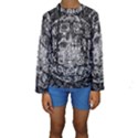 Background Burnout Template Doodle Kids  Long Sleeve Swimwear View1