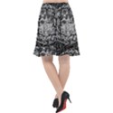 Background Burnout Template Doodle Fishtail Chiffon Skirt View2