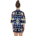 Cobalt symmetry Half Sleeve Chiffon Kimono View2