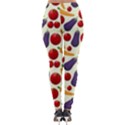Vegetable Food Illustration Patterntexture Lightweight Velour Leggings View2