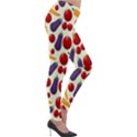 Vegetable Food Illustration Patterntexture Lightweight Velour Leggings View4