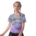 Bird Art Design Pattern Butterfly Kids  Front Cut Tee View2