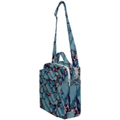 Marble Rock Pattern Texture Antique Crossbody Day Bag
