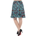 Marble Rock Pattern Texture Antique Fishtail Chiffon Skirt View2