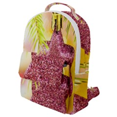 Christmas Decoration Star Flap Pocket Backpack (small) by artworkshop