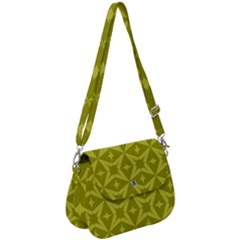 Seamless-pattern Saddle Handbag