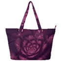Fractal Blossom Flower Bloom Full Print Shoulder Bag View1