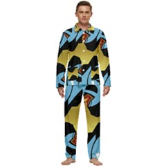 Abstract 3d Art New World Men s Long Sleeve Velvet Pocket Pajamas Set