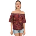 Shapes Shape Spiral Pattern Swirls Swril Off Shoulder Short Sleeve Top View1