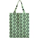 Pattern Ball Soccer Background Zipper Classic Tote Bag View1
