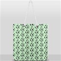 Pattern Ball Soccer Background Full Print Rope Handle Tote (Large) View1