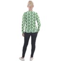 Pattern Ball Soccer Background Velvet Zip Up Jacket View2