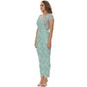Contrasting Leaves Women s Pinafore Overalls Jumpsuit View2