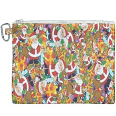 Background-santaclaus-gift-christmas Canvas Cosmetic Bag (xxxl)