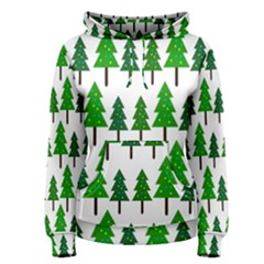 Chrismas Tree Greeen Women s Pullover Hoodie