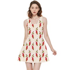 Christmas-background-christmas-stockings Inside Out Reversible Sleeveless Dress