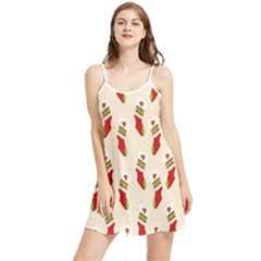 Christmas-background-christmas-stockings Summer Frill Dress