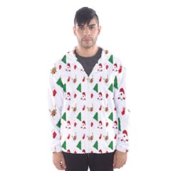 Christmas-santaclaus Men s Hooded Windbreaker