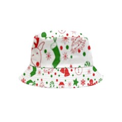 Christmas-seamless-green  Bucket Hat (kids)
